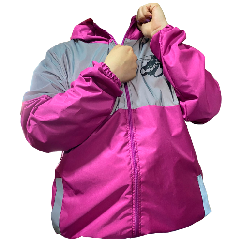 Chaqueta Yovis Motos Reflectiva Duo Color Morada