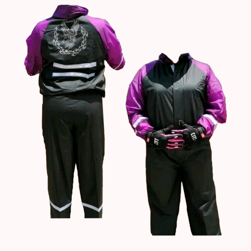 Impermeable Siliconado 4 Piezas Morado