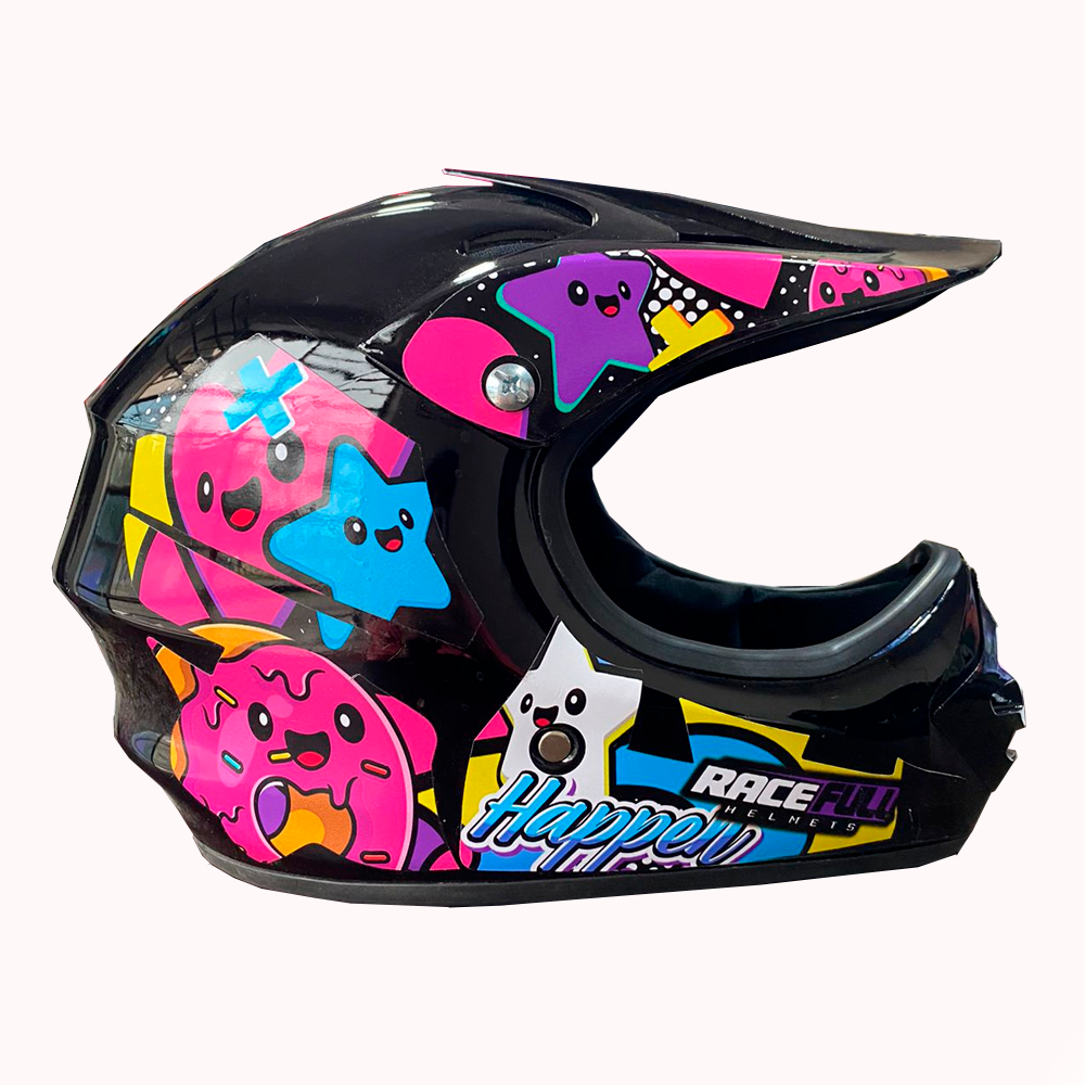 casco  cross para niña