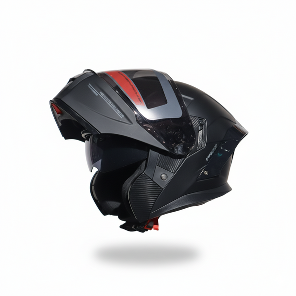 Casco Abatible Pro Rider 361 Solid Visor Smoke