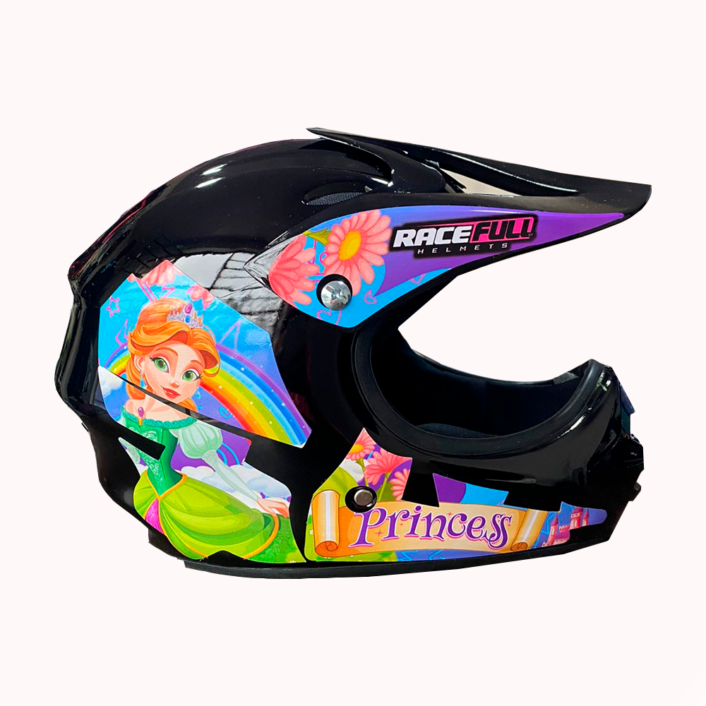 casco  cross para niña