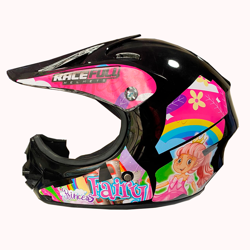 casco  cross para niña