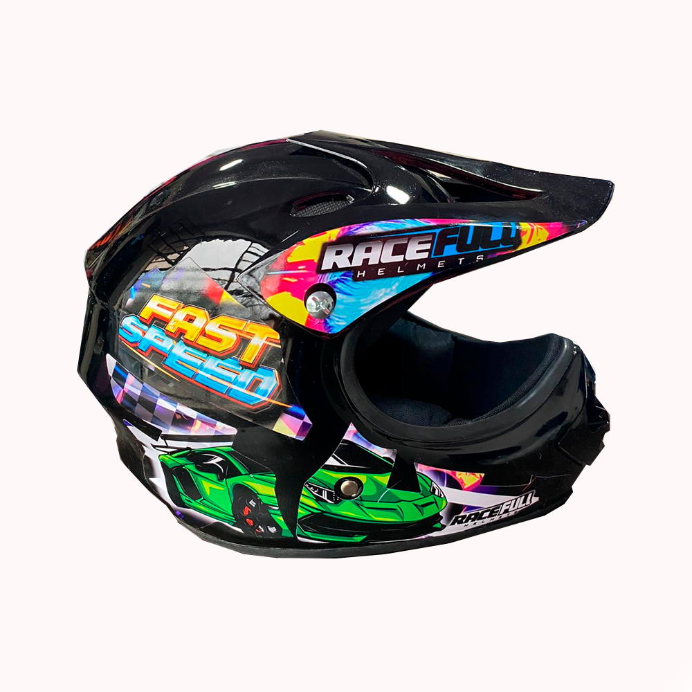 casco  cross para niño