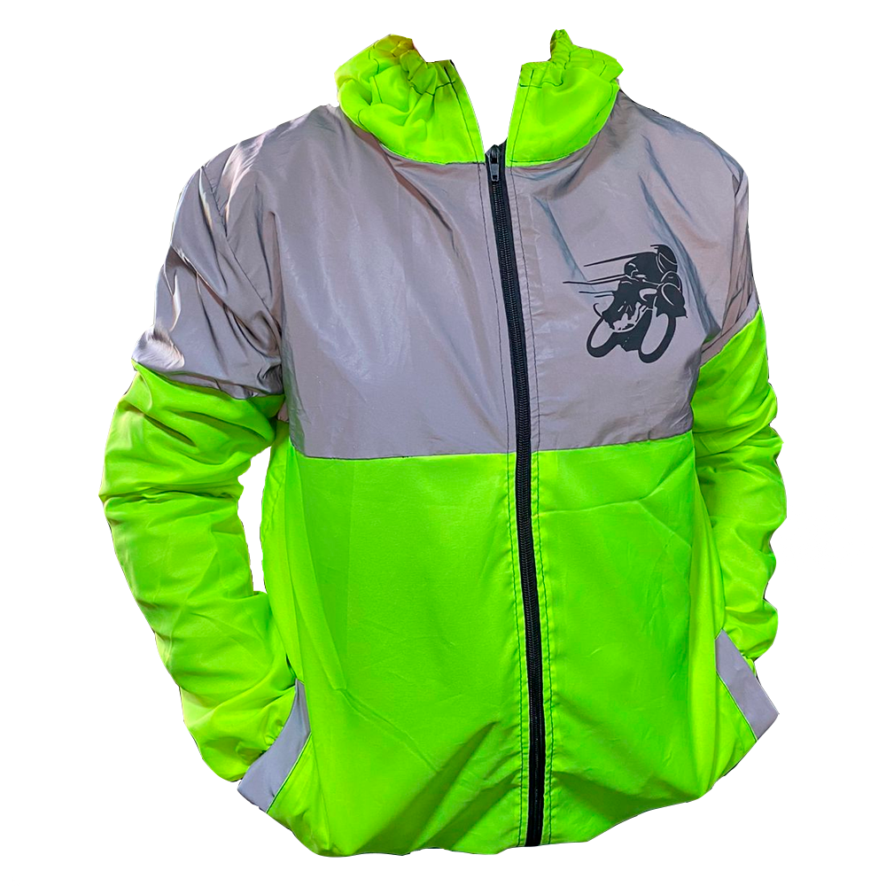 Chaqueta Yovis Motos Reflectiva Duo Color Verde