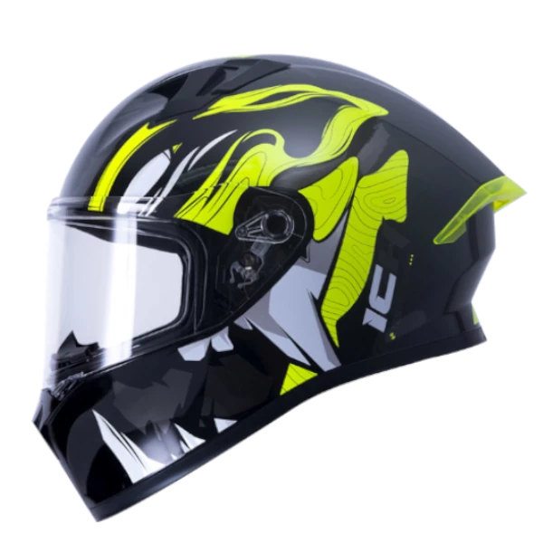 Casco Integral ICH 503 Pool Amarillo Visor Smoke
