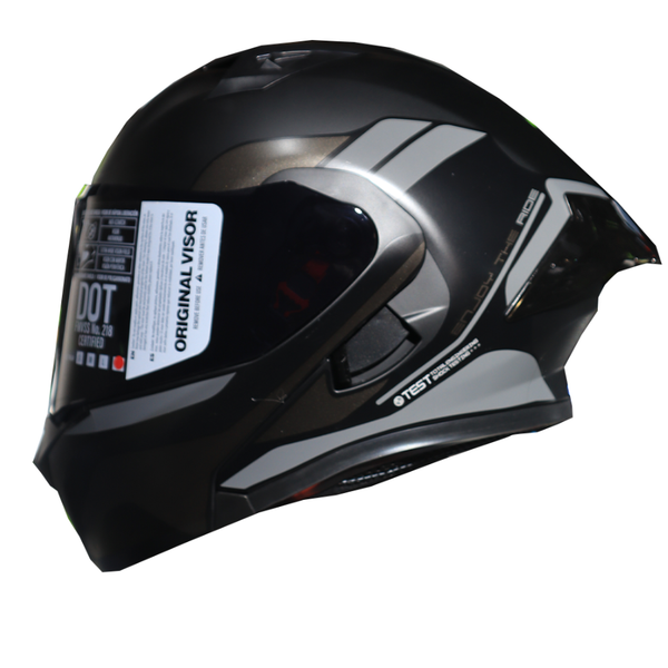 Casco Abatible ICH 3120 Mixamo Gris Visor Smoke