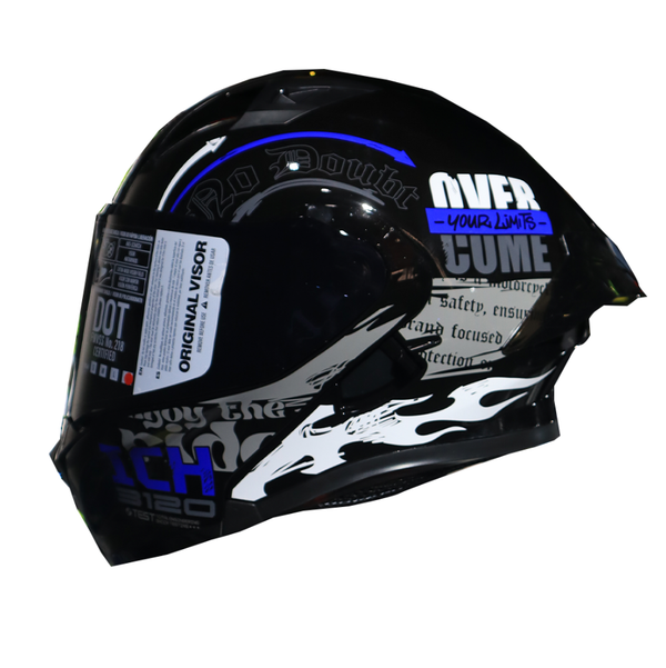 Casco Abatible ICH 3120 Randome V2 Azul Visor Smoke