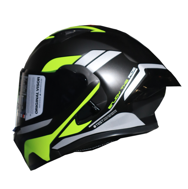Casco Abatible ICH 3120 Mixamo Verde Visor Smoke