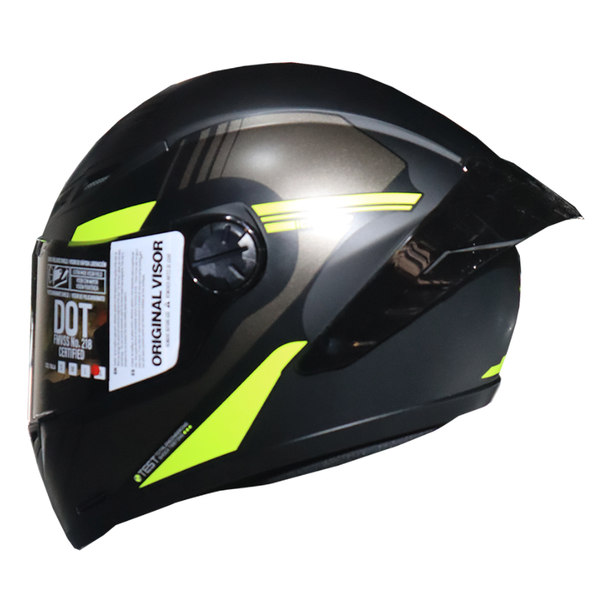 Casco Integral ICH 501 Hadex Verde Visor Smoke