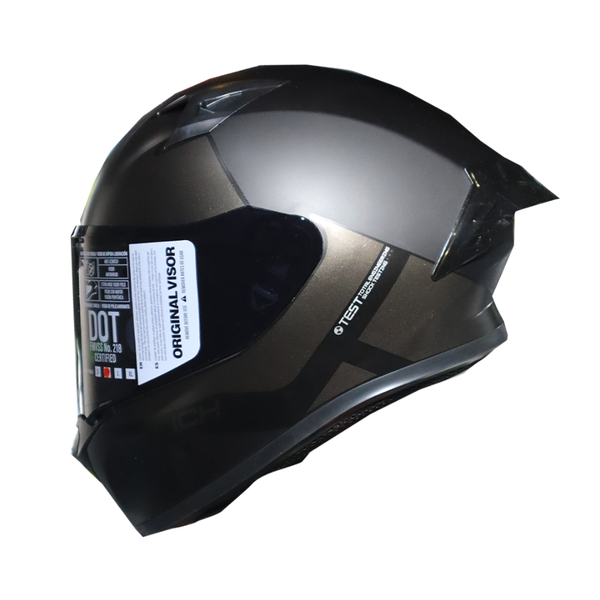 Casco Integral ICH 503 Kendry Negro Gris Negro Visor Smoke