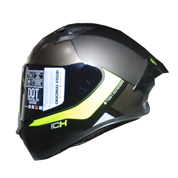 Casco Integral ICH 503 Kendry Verde Visor Smoke