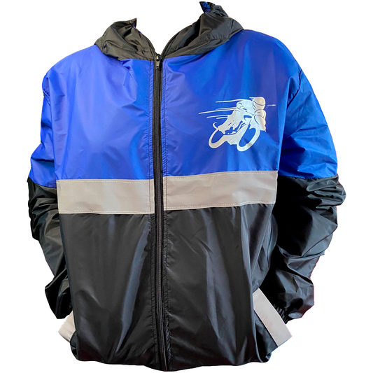 Chaqueta Yovis Tricolor Reflectiva Negro Con Azul